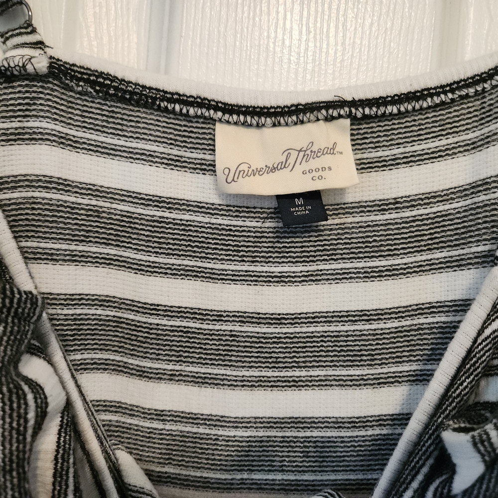 Universal Thread Black and White‎ Striped Dress - Picture 3 of 4